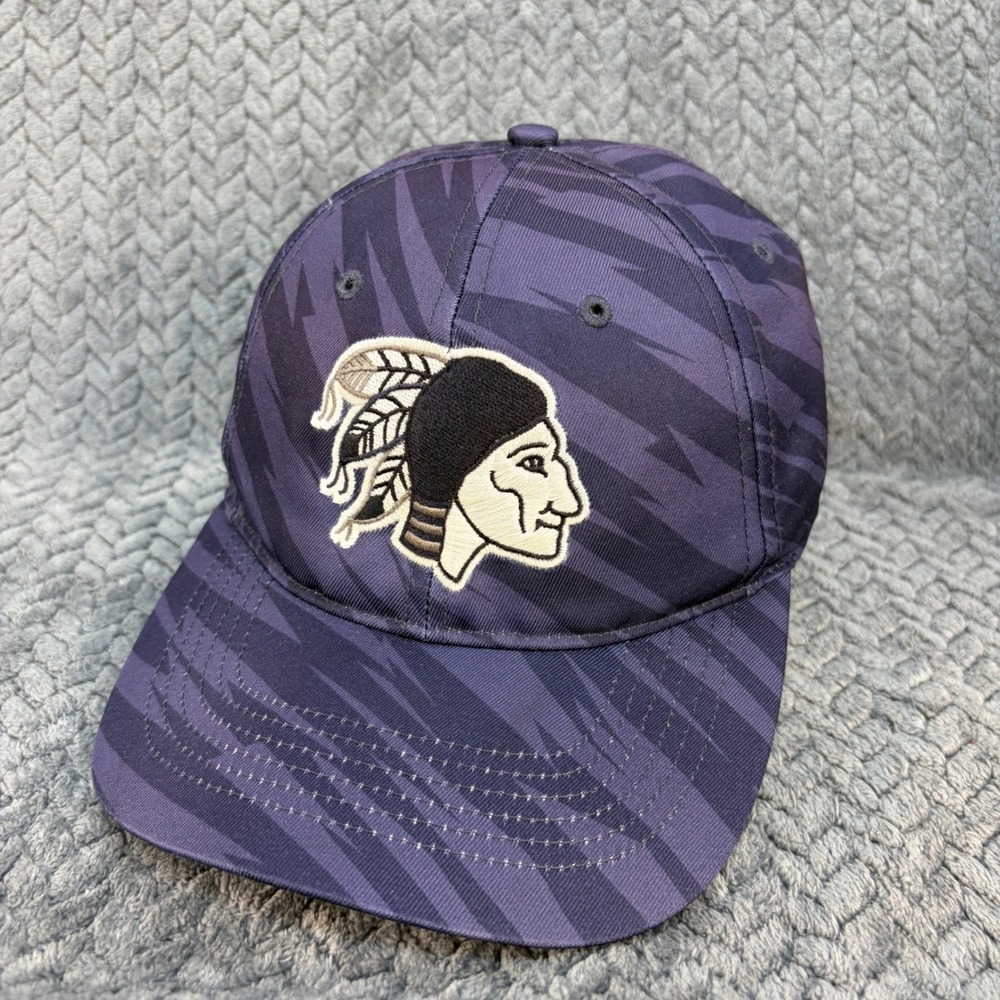 Richardson 177 Indian Valley Braves Hat Purple‎ Camo Adjustable Baseball Cap